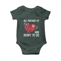 Funny Heart Surgery Recovery Survivor Baby Onesie All Patched Up And Ready To Go CHD Awareness