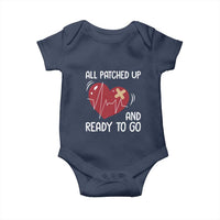 Funny Heart Surgery Recovery Survivor Baby Onesie All Patched Up And Ready To Go CHD Awareness