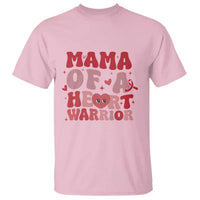 Mama Of A Heart Warrior T Shirt Congenital Heart Disease CHD Awareness