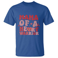 Mama Of A Heart Warrior T Shirt Congenital Heart Disease CHD Awareness