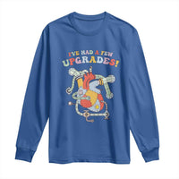 Congenital Heart Disease CHD Awareness Long Sleeve Shirt I've Had A Few Upgrades Mechanic Toy Heart
