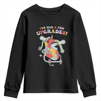 Congenital Heart Disease CHD Awareness Youth Sweatshirt I've Had A Few Upgrades Mechanic Toy Heart