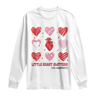 Congenital Heart Disease CHD Awareness Long Sleeve Shirt Little Heart Matters