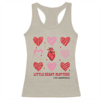 Congenital Heart Disease CHD Awareness Racerback Tank Top Little Heart Matters