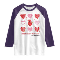 Congenital Heart Disease CHD Awareness Raglan Shirt Little Heart Matters