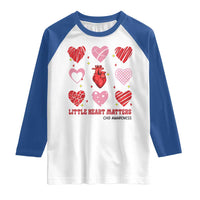 Congenital Heart Disease CHD Awareness Raglan Shirt Little Heart Matters