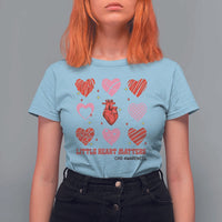 Congenital Heart Disease CHD Awareness T Shirt For Women Little Heart Matters