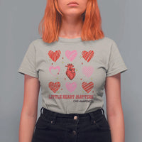 Congenital Heart Disease CHD Awareness T Shirt For Women Little Heart Matters