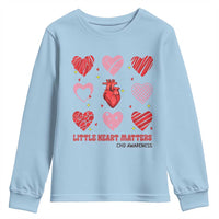 Congenital Heart Disease CHD Awareness Youth Sweatshirt Little Heart Matters