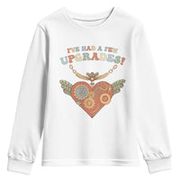 Congenital Heart Disease CHD Awareness Youth Sweatshirt I've Had A Few Upgrades Toy Heart