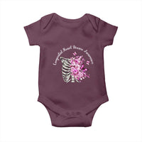 CHD Awareness Baby Onesie Congenital Heart Disease Awareness Floral Rib Cage