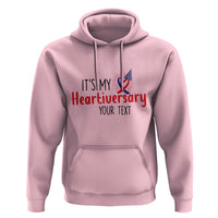 Personalized CHD Awareness Heart Anniversary Hoodie Custom Text It's My Heartiversary