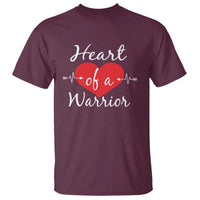 Heart Of A Warrior T Shirt CHD Awareness Heart