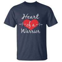 Heart Of A Warrior T Shirt CHD Awareness Heart