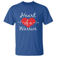 Heart Of A Warrior T Shirt CHD Awareness Heart