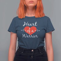 Heart Of A Warrior T Shirt For Women CHD Awareness Heart