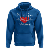 Papa Of A Heart Warrior Hoodie CHD Awareness Heart