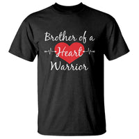 Brother Of A Heart Warrior T Shirt CHD Awareness Heart
