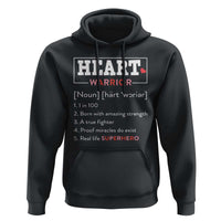 Heart Warrior Definition Hoodie Congenital Heart Disease CHD Awareness