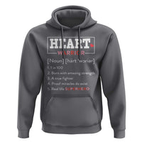 Heart Warrior Definition Hoodie Congenital Heart Disease CHD Awareness