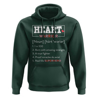 Heart Warrior Definition Hoodie Congenital Heart Disease CHD Awareness