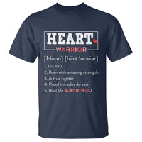 Heart Warrior Definition T Shirt Congenital Heart Disease CHD Awareness