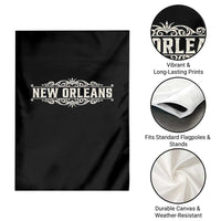 NOLA New Orleans Pride Vintage Scrollwork Garden Flag