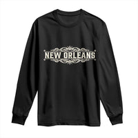 NOLA New Orleans Pride Vintage Scrollwork Long Sleeve Shirt