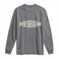 NOLA New Orleans Pride Vintage Scrollwork Long Sleeve Shirt