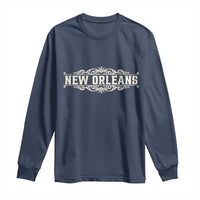 NOLA New Orleans Pride Vintage Scrollwork Long Sleeve Shirt