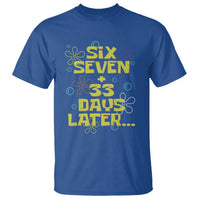 Funny 67 33 100 Days Of School T Shirt 100th Day Six Seven Days Later