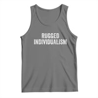 Rugged Individualism Tank Top Funny Capitalism Saying