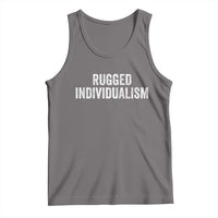 Rugged Individualism Tank Top Funny Capitalism Saying