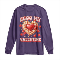 Eggo My Valentine Long Sleeve Shirt Funny Romantic Stranger Valentine's Day
