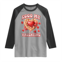Eggo My Valentine Raglan Shirt Funny Romantic Stranger Valentine's Day
