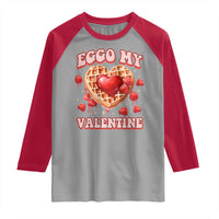 Eggo My Valentine Raglan Shirt Funny Romantic Stranger Valentine's Day