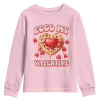 Eggo My Valentine Youth Sweatshirt Funny Romantic Stranger Valentine's Day