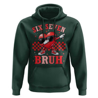 Funny Six Seven Bruh Valentines Day Hoodie Six Seven Dabbing Heart