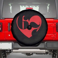 Funny Six Seven 67 Meme Valentines Day Red Heart Spare Tire Cover
