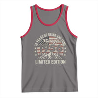70th Birthday Made In 1956 Limited Edition Tank Top 70 Years Of Being Awesome American Flag
