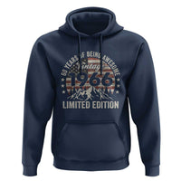 60th Birthday Vintage 1966 Limited Edition Hoodie 60 Years Of Being Awesome American Flag