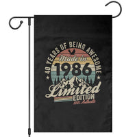 40th Birthday Made In 1986 Garden Flag 70 Years Of Being Awesome Vintage Limited Edition
