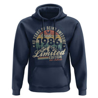 40th Birthday Made In 1986 Hoodie 70 Years Of Being Awesome Vintage Limited Edition