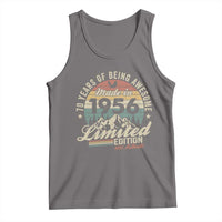 70th Birthday Made In 1956 Tank Top 70 Years Of Being Awesome Vintage Limited Edition