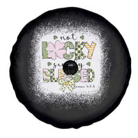 Not Lucky Simply Blessed Spare Tire Cover Blessed Christian Shamrocks St Patricks Day