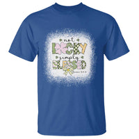 Not Lucky Simply Blessed T Shirt Blessed Christian Shamrocks St Patricks Day