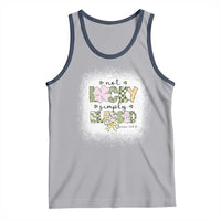 Not Lucky Simply Blessed Tank Top Blessed Christian Shamrocks St Patricks Day