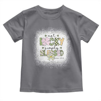 Not Lucky Simply Blessed Toddler T Shirt Blessed Christian Shamrocks St Patricks Day