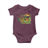 Funny St Patrick's Day Lucky Charm Baby Onesie Rainbow Gold Pot Clover