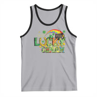 Funny St Patrick's Day Lucky Charm Tank Top Rainbow Gold Pot Clover